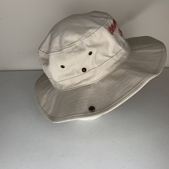 NWT Shade Shack Panama City Beach Tan Bucket Hat with Chin Strap - Picture 4 of 7